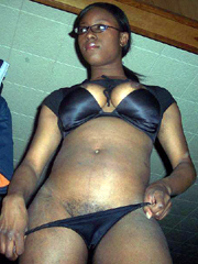 Teen Posing - Black teen posing inside the bathroom - Ebony Naked Girls